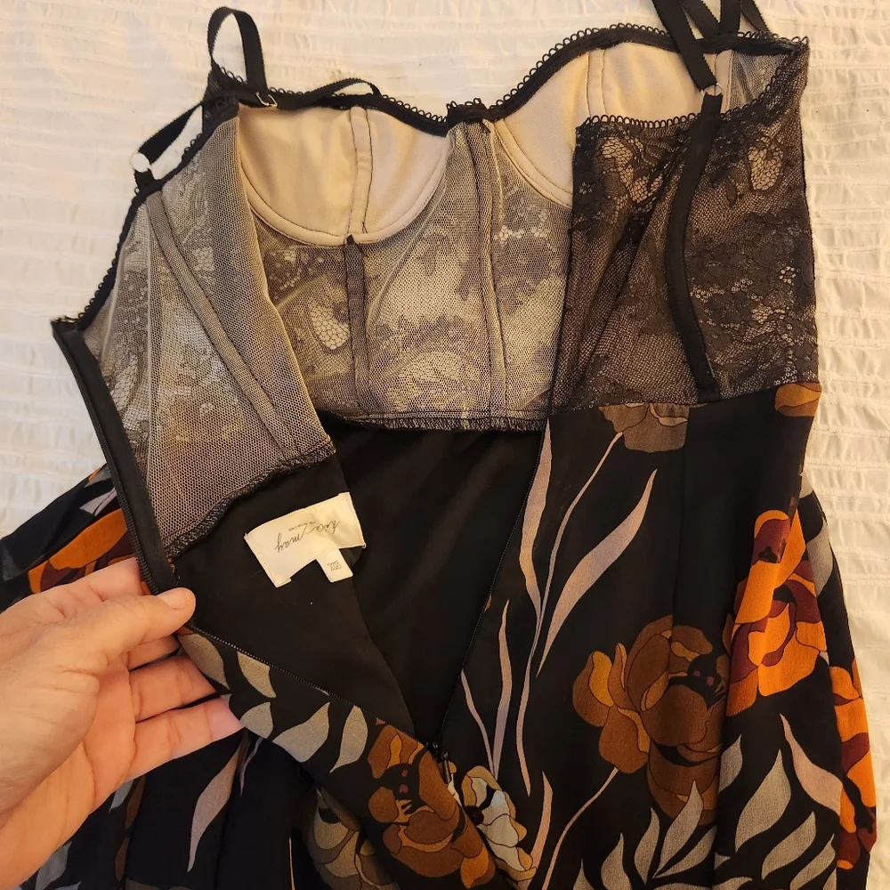 Katie May  Take A Sip Dress In Black  Florak Size Xs